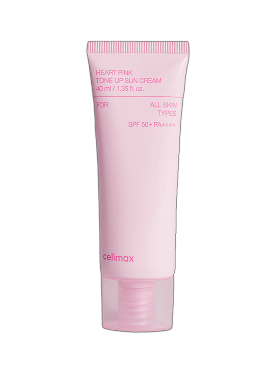 Buy Heart Pink Tone Up Sun Cream - Celimax – Korean Skincare Tunisia