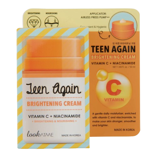 Buy lookATME Teen Again Brightening Cream – Vitamin C + Niacinamide – Korean Skincare Tunisia