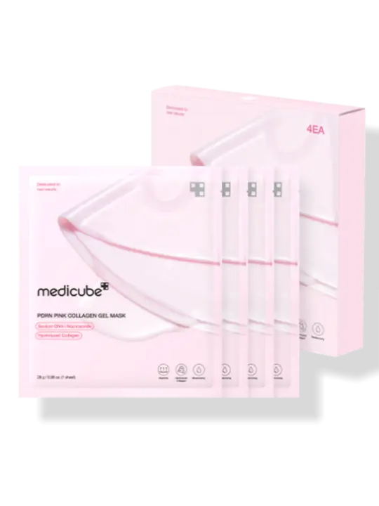 PDRN Pink Collagen Gel Mask Box - Medicube