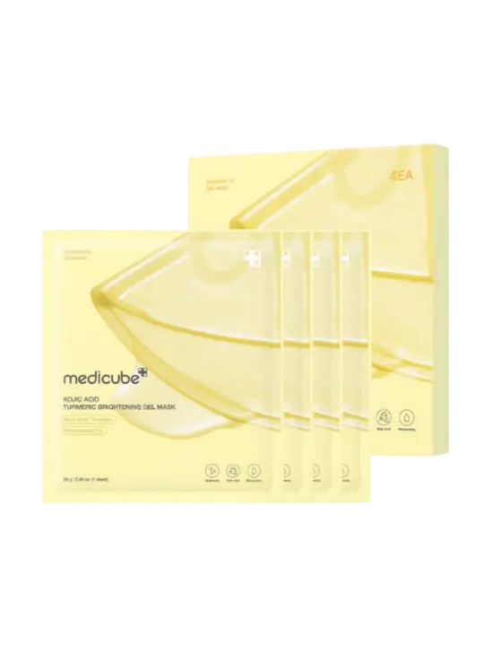 Kojic Acid Turmeric Brightening Gel Mask - MedicubeKojic Acid Turmeric Brightening Gel Mask - Medicube