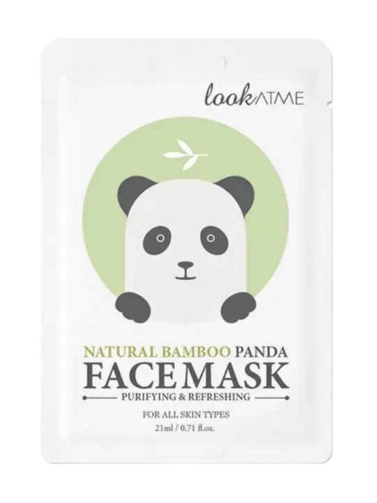 Natural Bamboo Panda Face Mask - Look At Me