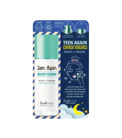 Buy lookATME Teen Again Night Serum – Retinol + Ceramide – Korean Skincare Tunisia